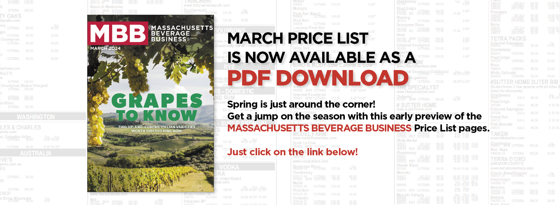 Massachusetts Beverage Business